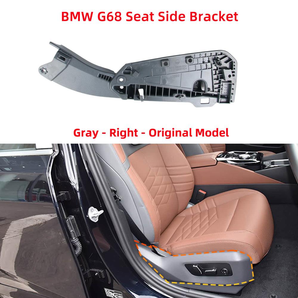 52105B360D1 Black Car Front Left Right Seat Side Support Frame Panel Bracket Cover Replacement For BMW 5 Series G68 2026-2026
