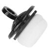 Loose Powder Empty Box Mini Portable Empty Makeup Powder Container with Flocking Puff (Mushroom Shape)