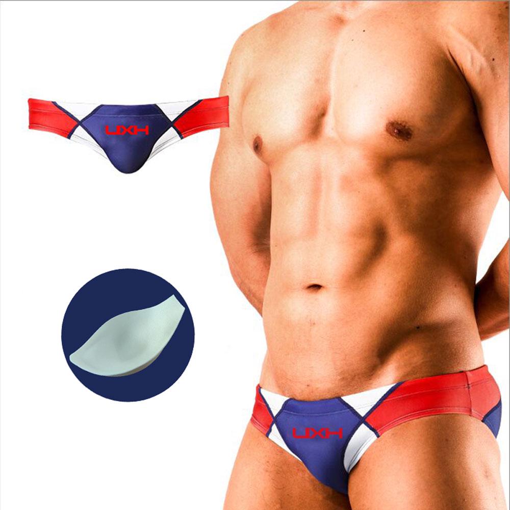 Sexy Surfing Solid Soft G String Swimsuits Mens Sexy Bikini Summer Briefs Low Waist Bathing Suit Men Swimwear String Pad Push-up