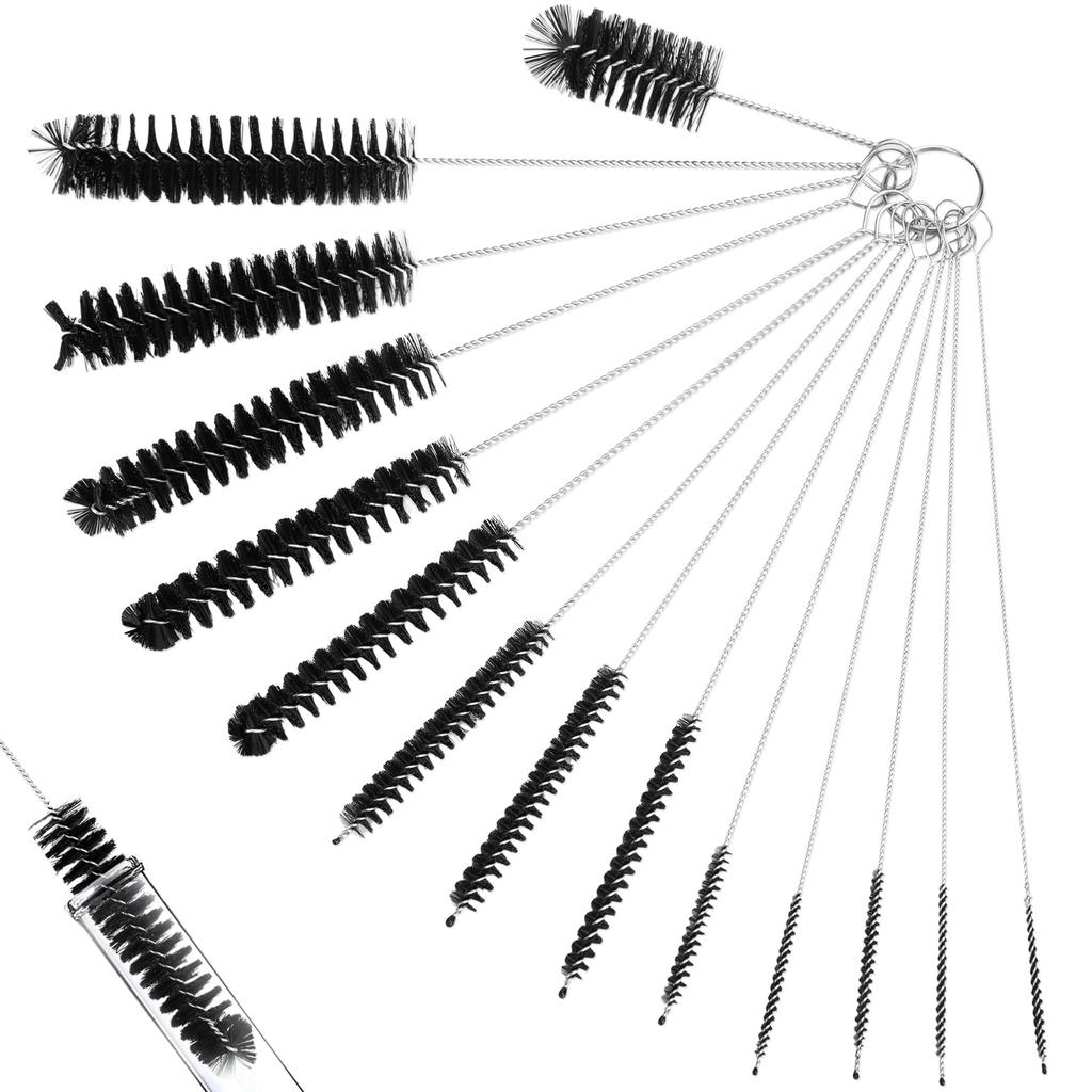 Straw Cleaner Brush, 14PCS 8.2 Inch Nylon Tube Brush Set, Bottle Cleaning Brushes for Water Bottle, Sippy Cup,Tight Spaces,Tumbler