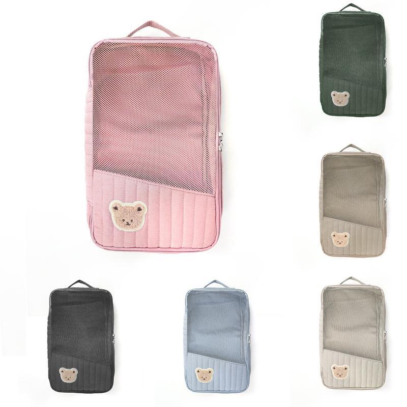 Cute Stroller Hanging Diaper Bag With Separate Storage For Baby Clothes And Diapers For Travel Change And Washing Use