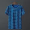 Men's Quick-Dry Breathable Fitness T-Shirt - Summer Lightweight, Elastic, Sweat-Absorbent, Short-Sleeved Running Shirt