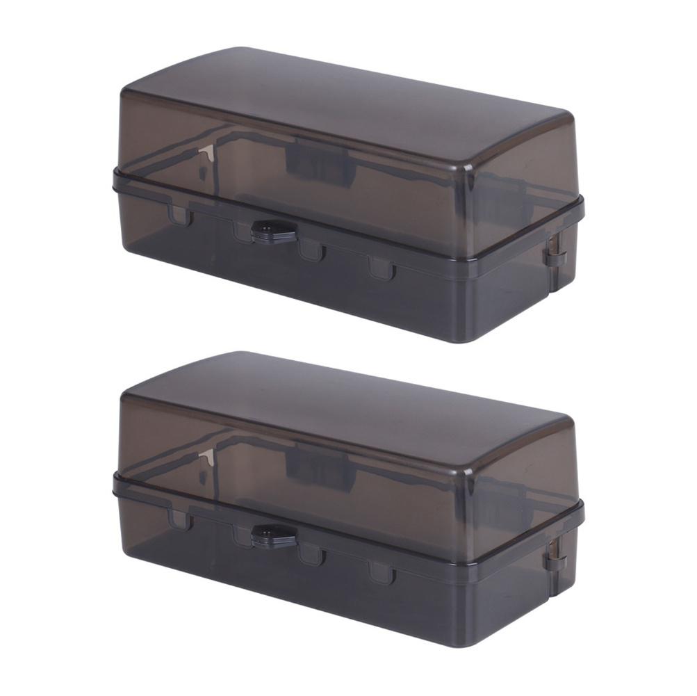 Wodoodporna Duża Zewnętrzna Skrzynka Elektryczna Wodoodporna Zewnętrzna Osłona Przedłużacza Odporna na Deszcz Skrzynka na Wtyczki Chroni Gniazdo Wtykowe