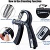 Hand Gripper Adjustable Resistance Hand Grip Strength Trainer Fingers Wrist Forearm Exerciser Adjustable Resistance