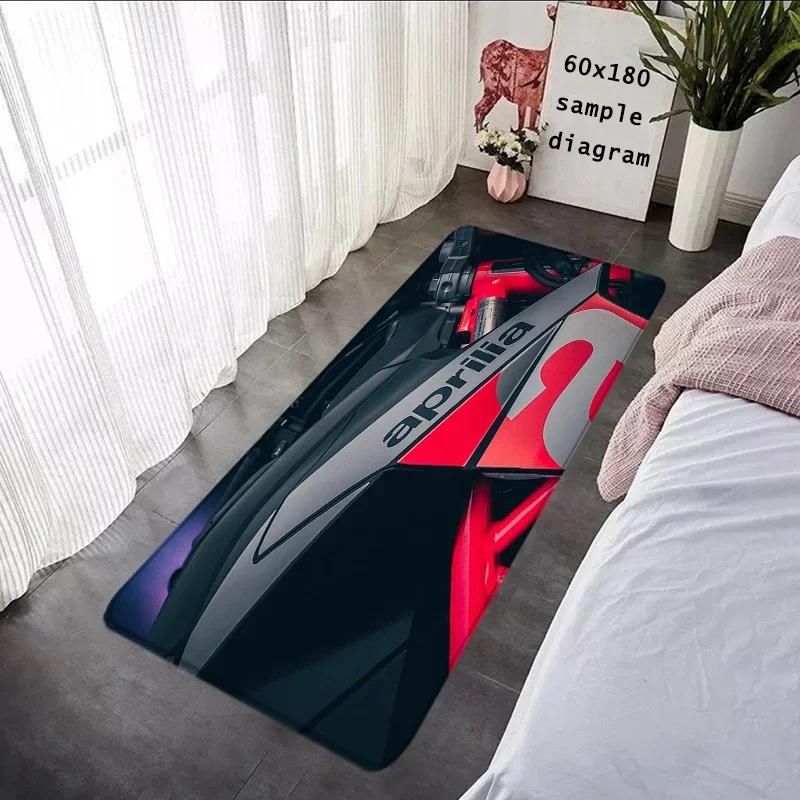 Living Room Rugs A-Aprilia Motorcycle Carpets Entrance Doormat Floor Mats Carpet Anti Slip Mat Home Rugs Kitchen Hallway Decor