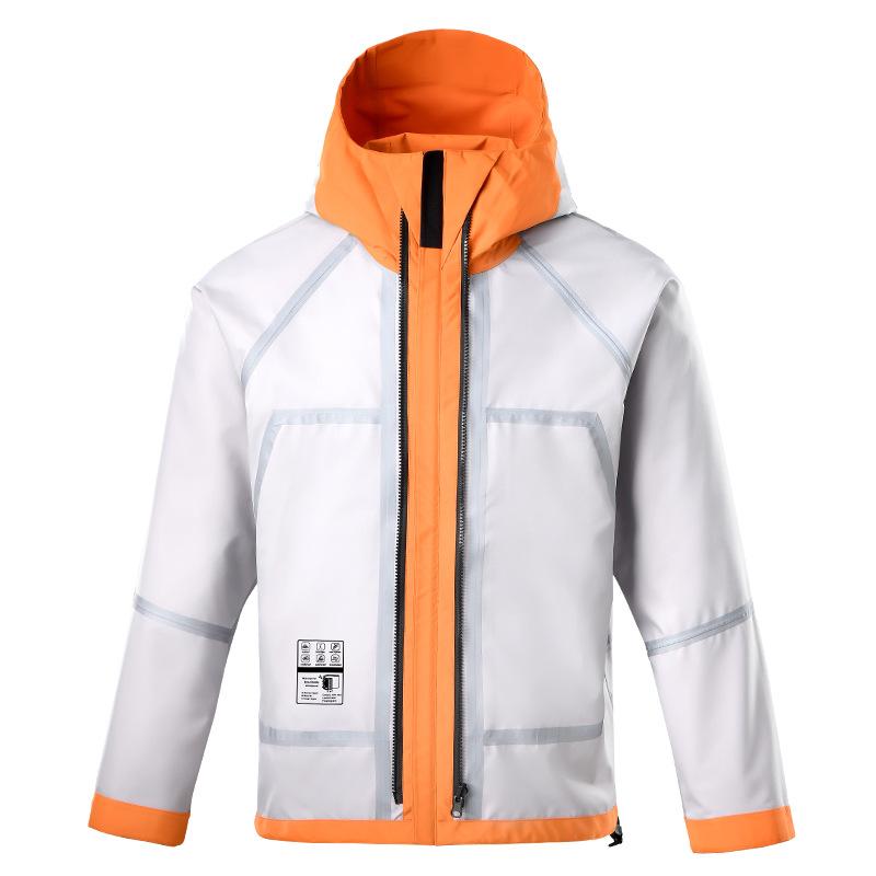 Outdoor Mountain Hard Shell Jacket Couples Windproof Waterproof Mountaineering Suit Full Seam Pressing Glue Can Be Added with Inner Shell