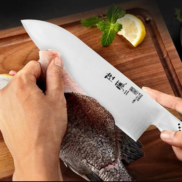 Japanese Kitchen Knife Set Fish Fillet Stainless Steel Meat Cleaver Chef Knife Sushi Knife Santoku Knife Cooking Tools