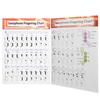 Saxophone Fingering Chart Basics Guide Exercise Comparison Table Portable Coated Paper
