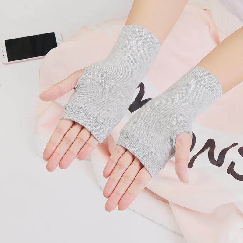 Unisex Winter Warm Fingerless Gloves for Typing, Writing, and Mobile Use