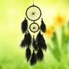 Cloud Dream Catcher Hanger Double Ring Feather Pendant Wall Hanging Plush Car Pendant Wall Art Hanging Ornament Birthday Gifts