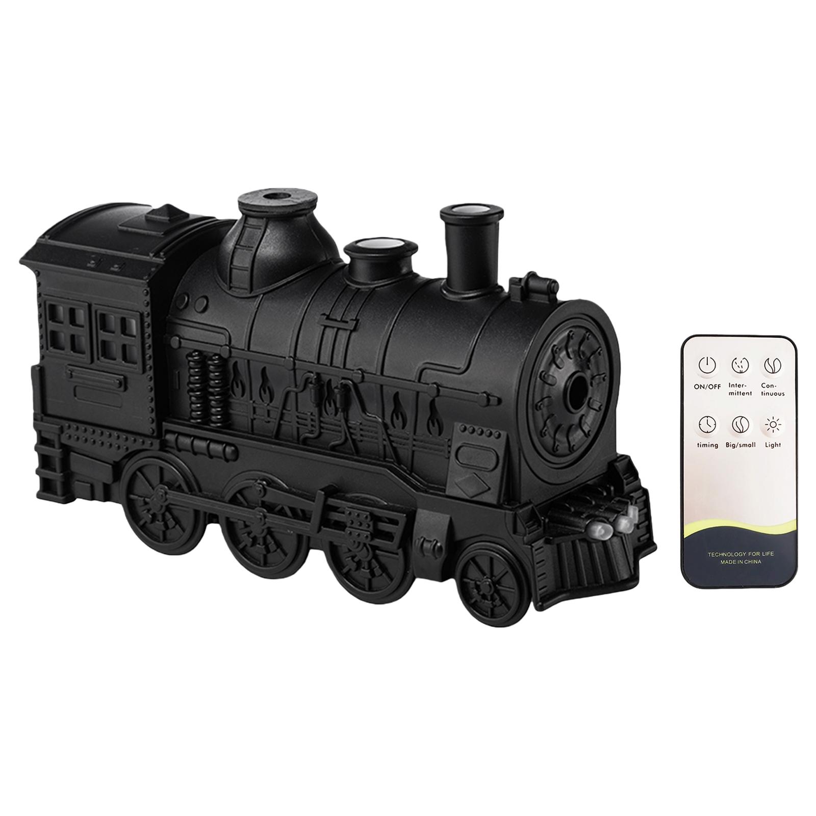 

Vintage Steam Train Essential Oil Diffuser 300ML 2-Color LED Cool Mist Humidifier Perfect Gift for Home Office Decor Ornaments