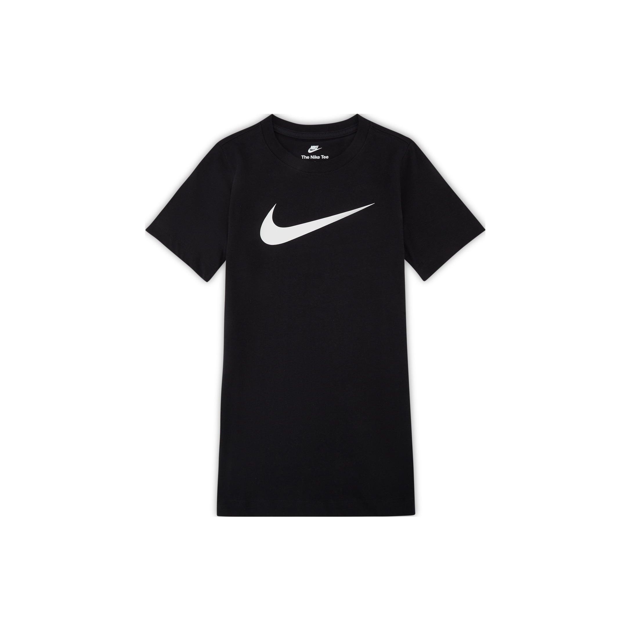 

Nike Logo Round Neck Short Sleeve T-Shirt Kids Tops Black DV2572-010 XL