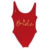 Women's Swimwear Team Bikini Bride Bachelorette Party Bachelorette Party Swimsuit Swimwear Swimwear Cotton Women Bikini Sea