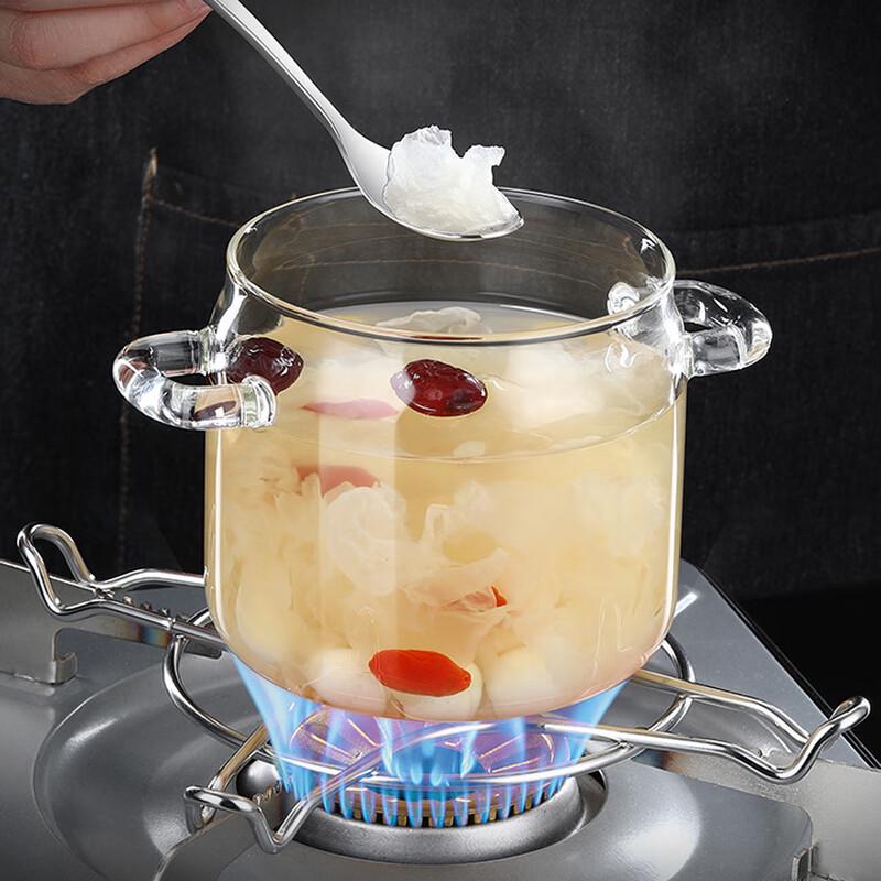 Jidu Glass Double Boiler Stew Pot