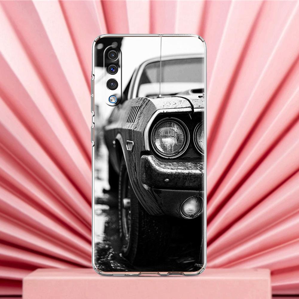 Phone Case For Samsung A56 A36 A26 A24 A16 A14 A12 A32 A50 A70 A20E A22 A40 A34 A54 A42 A52 5G A04s A06 Cover Black White Car