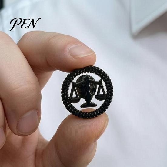 Lawyer Scale Brooch Justice Lapel Pin for Lawyer, Vintage Balance Alloy Badge Brooch, Formal Outfits Accessories Offices and Graduations