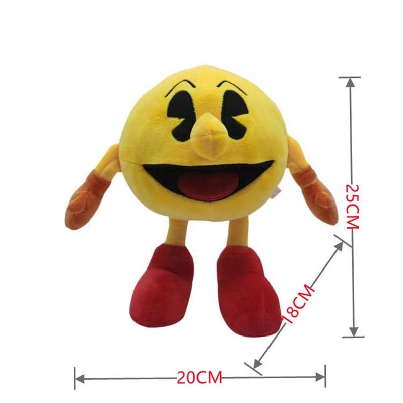 

Pac-man Boxer Soft Plush Toy Yellow Stuffed Doll Kids Xmas Birthday Gift