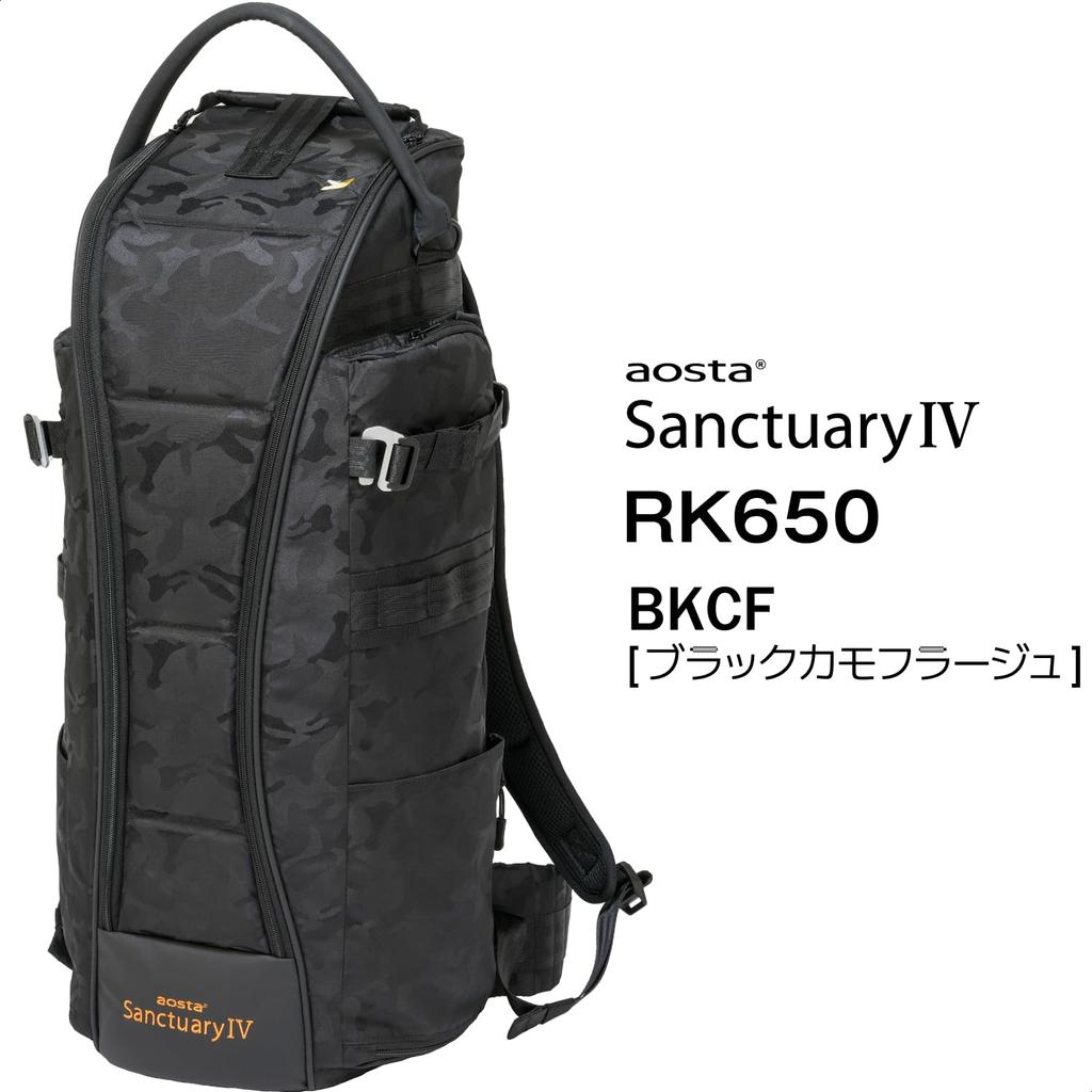 Super Telephoto Lens Compatible Camera Backpack Aosta Sanctuary IV RK650 BKCF MOLLE System Compatible Black Camouflage [Kenko] AOC-ST4RK650BKCF