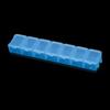 1Pcs 7 Slots Plastic Storage Box Display Container  for DIY Jewelry Beads Pills Screw Fishing Gear