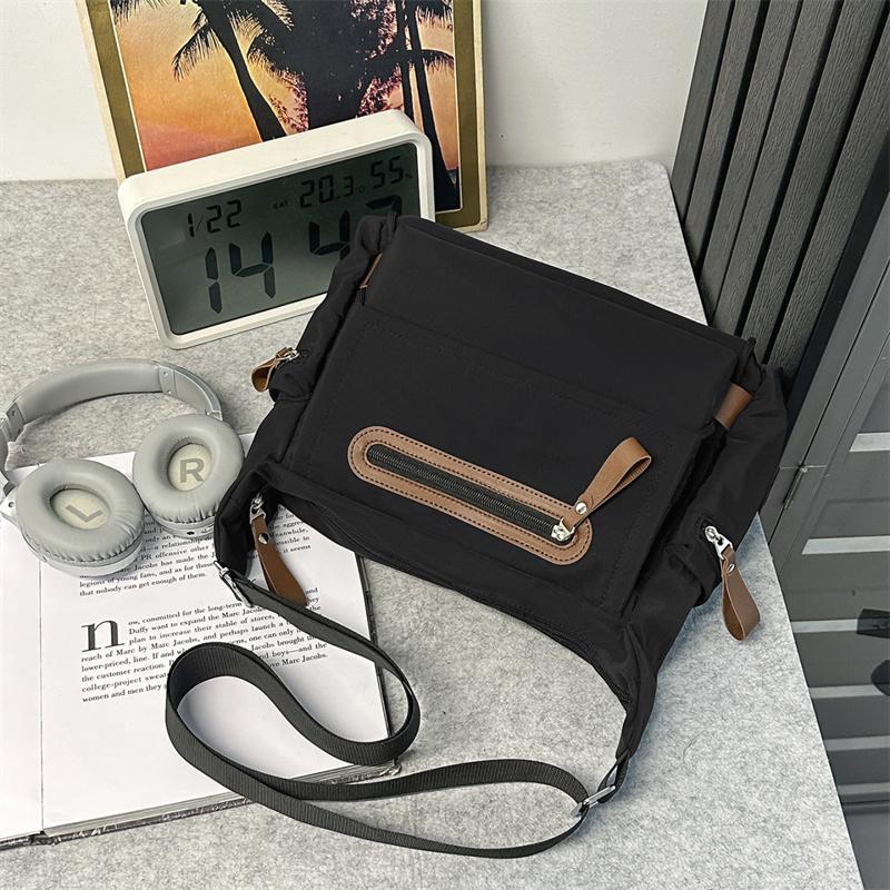 Herren Umhängetasche mit großem Fassungsvermögen Student Messenger Bag