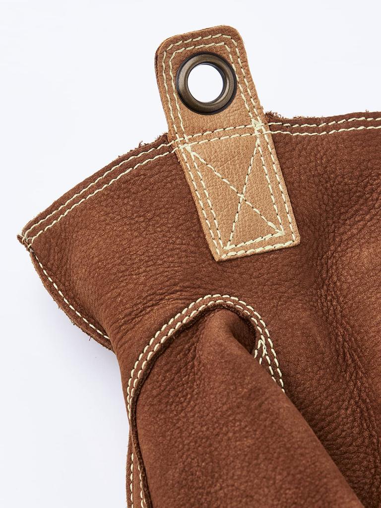 Hestra Oden Nubuck Leather Gloves for Winter and Outdoors Five-Finger