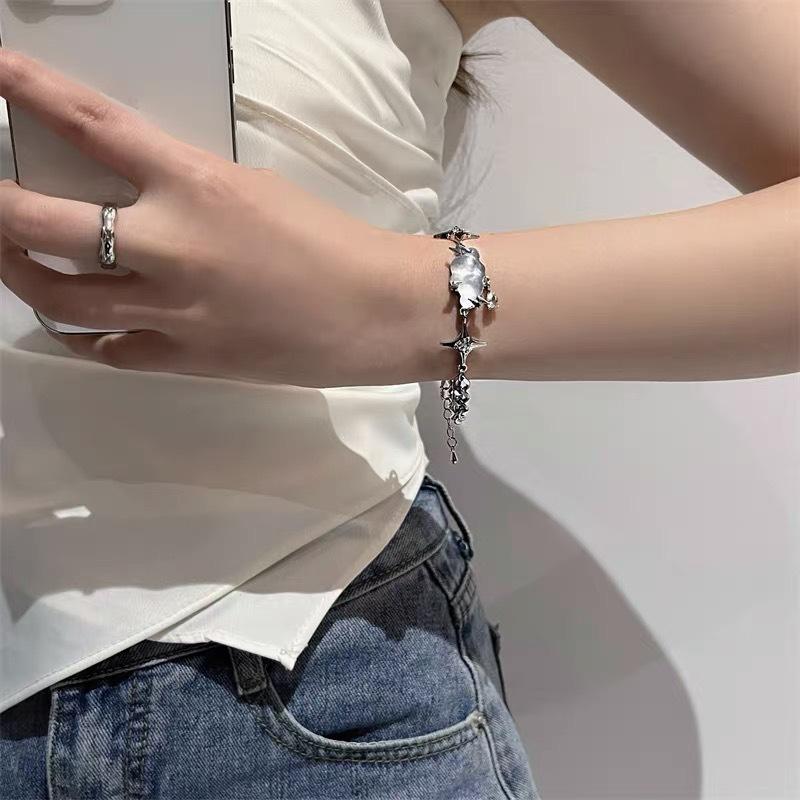 Lightning Cloud Bracelet Female Tide Summer Sweet Cool Style Hip Hop Jewelry Light Luxury Niche Design High-End Accessories