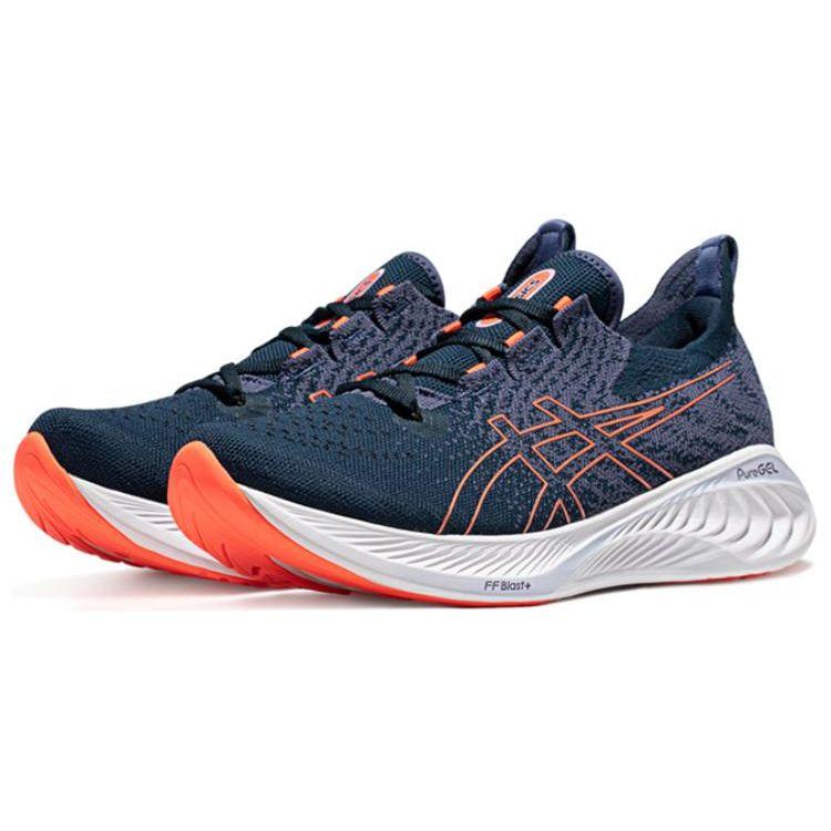 Asics Gel-Cumulus 25 Low-Top Running Shoes Men Sneakers Blue Orange 1011B682-401