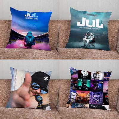 J-JUL Rapper Pillow Case For Home Bedroom Car Office Decoration Living Room Sofa Cushion Cover Suitable