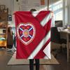 Hartes Football Club  Print Flannel Blanket, High quality Comfortable for All Seasons, Home Decor, Warmth and Comfort