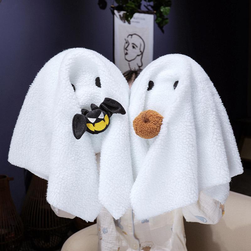 Cartoon Pumpkin Ghost Doll Plush Toy Bat Ghost Doll Children Soothing Rag Doll Halloween Gift