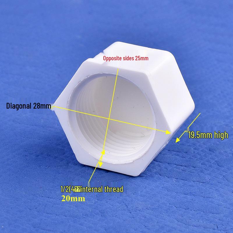 Male-to-Male Plastic Extension Nipple Connector with External Thread Adapter, High-Temperature Resistant, Sizes: 4/6/1 Inch.
