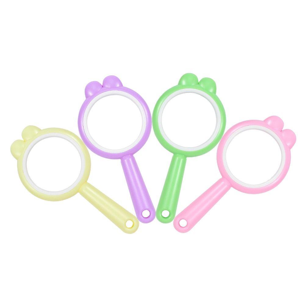 

Pink/Purple/Yellow/Green Bunny Magnifying Glasses Handheld Reading Magnifier Seniors рожевий
