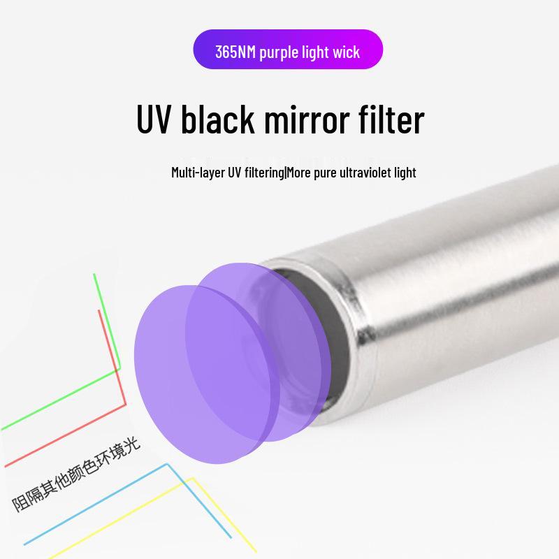 Wood's Katze Ringwurm Erkennung LED: USB-Wiederaufladbares UV-Schwarzlicht zur Erkennung von Geld, Urin und Pilzen