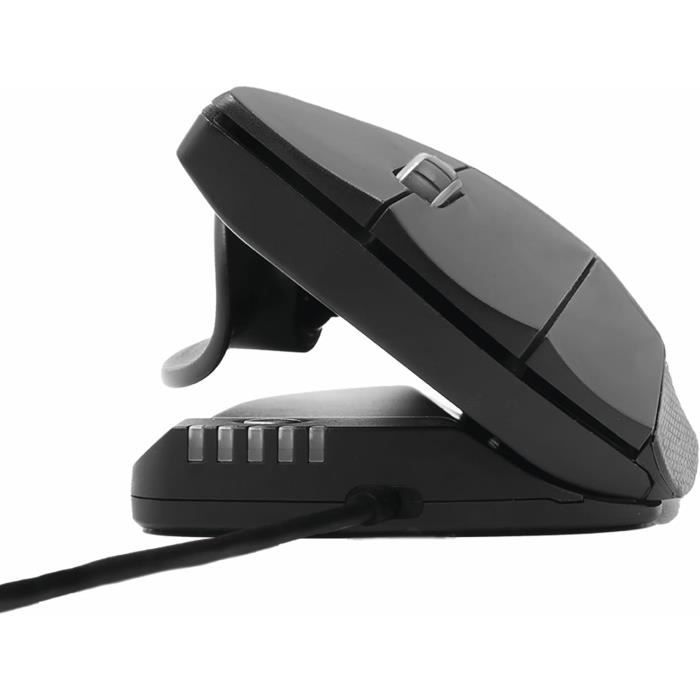 Souris ergonomique - contour - unimouse - filaire - gaucher - réglable 30-70°