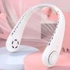 Portable Neck Fan Mini Leafless Ultra Quiet 360 Degree Cool Fans 3 Gear Wind Speeds USB Rechargeable Hands-Free Outdoor Sport Cooling Tools
