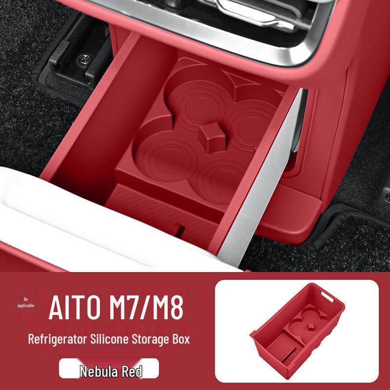 AITO M9/M8/M7 Refrigerator Silicone Mat Cup Holder Organizer Tray