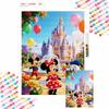 Diamond Painting Mosaic Art Kit Mickey Minnie Donald Duck Castle 5D Handmade Diy Gift Home Decoration