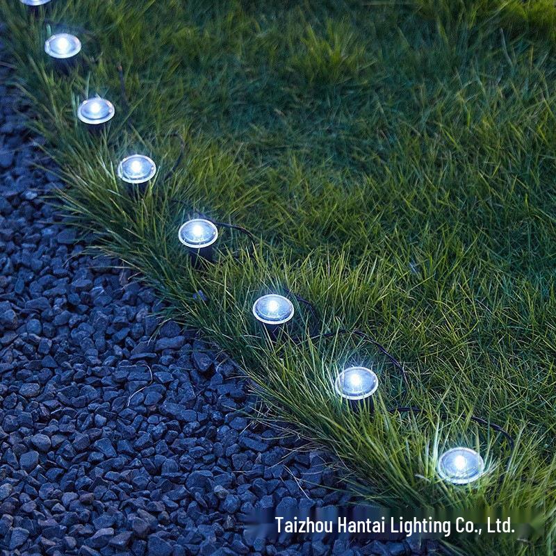 Solar LED Decorative Garden and Landscape Lights - Colorful Outdoor String Lights for Courtyard and Lawn