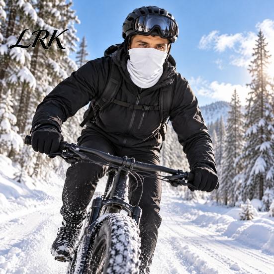 Neck Gaiter Mask Face for Cycling, Winter Velvet Skiing Mask, Thermal Cover Windproof Cold Weather Men Women Guard