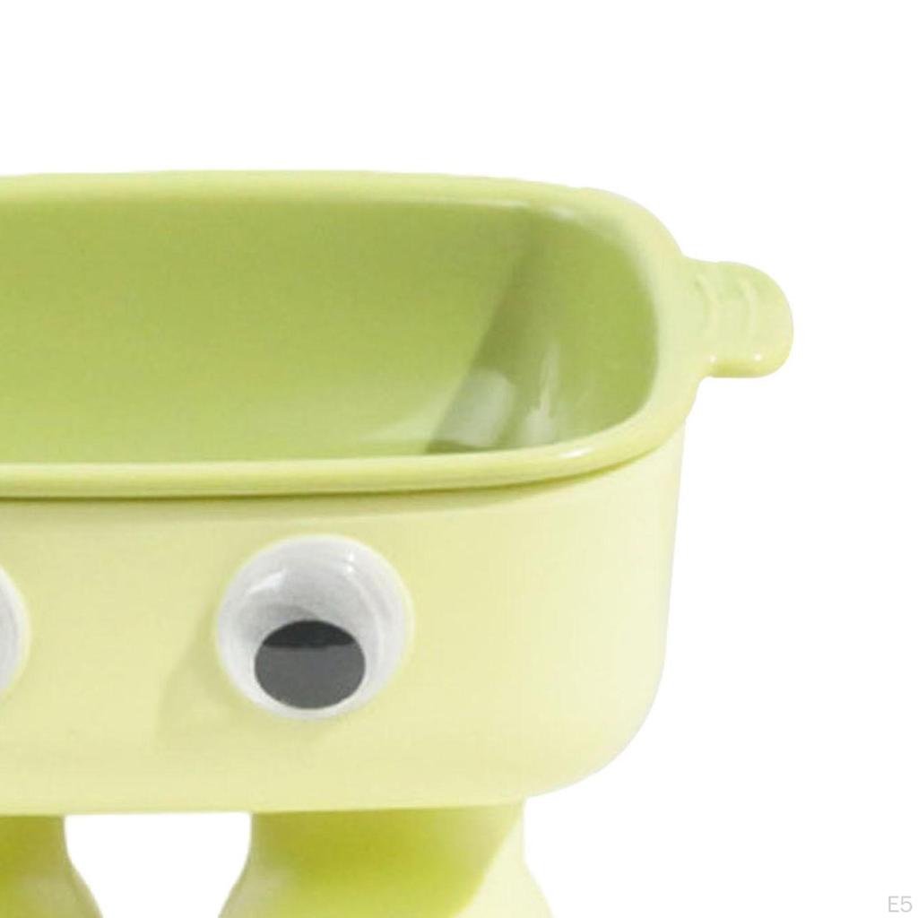 Elevated Cat Bowl ,Cartoon Robot Shape Kitty Bowl,Non Slip,Cat Dish, Tilted Water for Cats