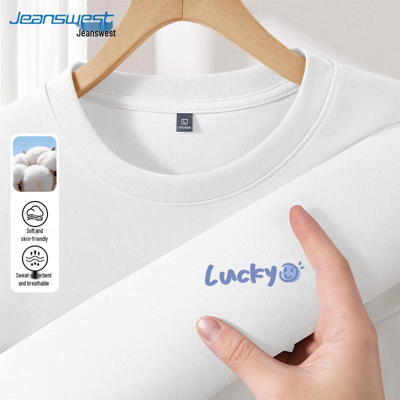 

Jeanswest Men s Graffiti Smile Cotton Long-Sleeve T-Shirt L