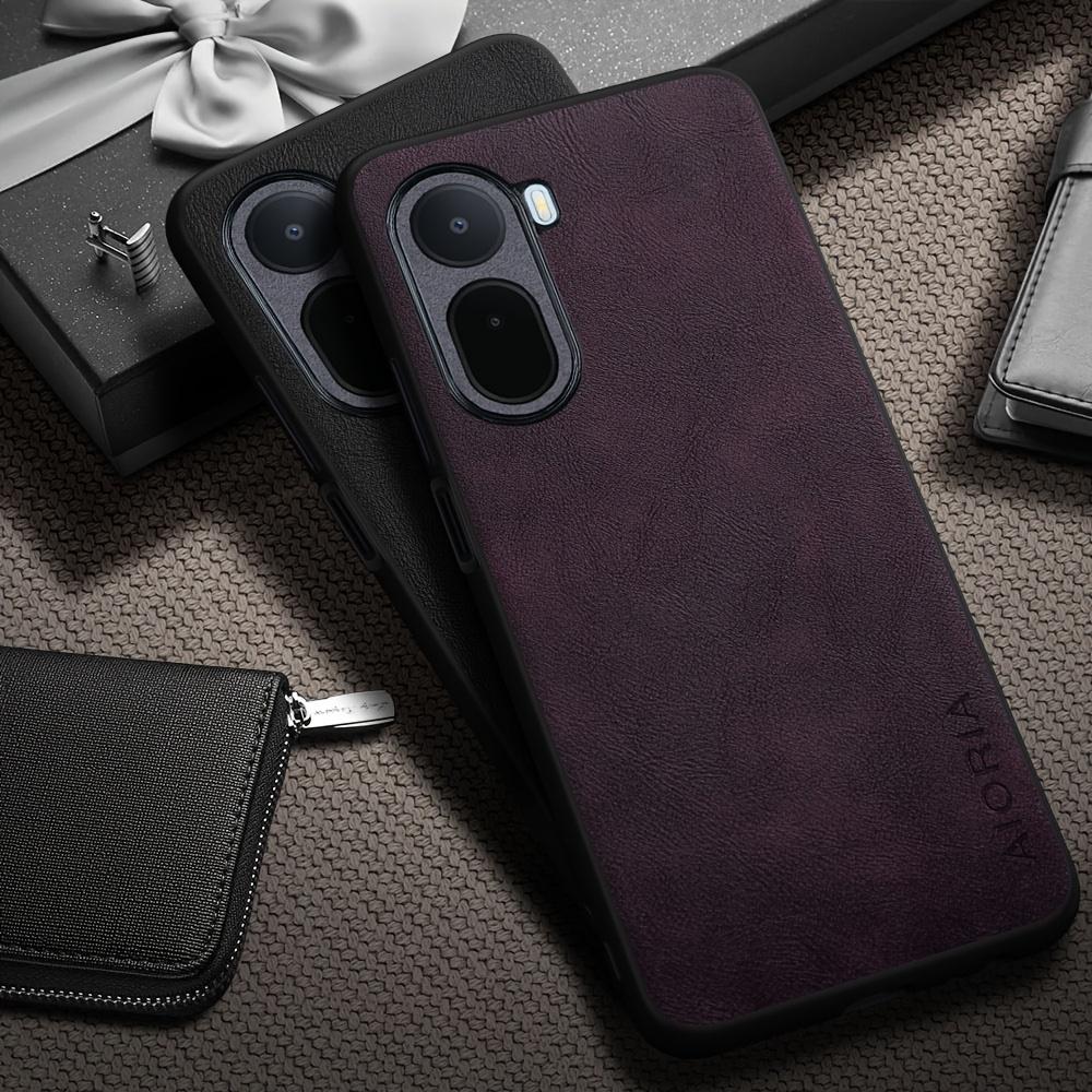 Phone Case: Luxury Retro Synthetic Leather Phone Case for Xiaomi Redmi A7 Pro A5 A3 4G Matte Soft Bumper Hard Back Cover Fashion Protective Case