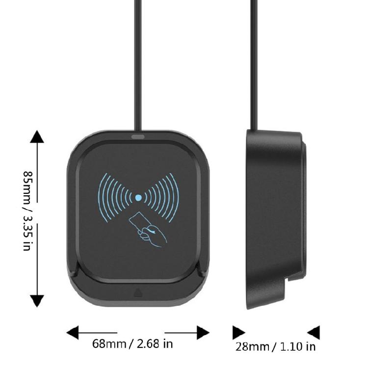 Portable Nonslip Base Card Reader USB Powered Suitable for Seamless Operation with LED Indicator Efficient Data Transfer
