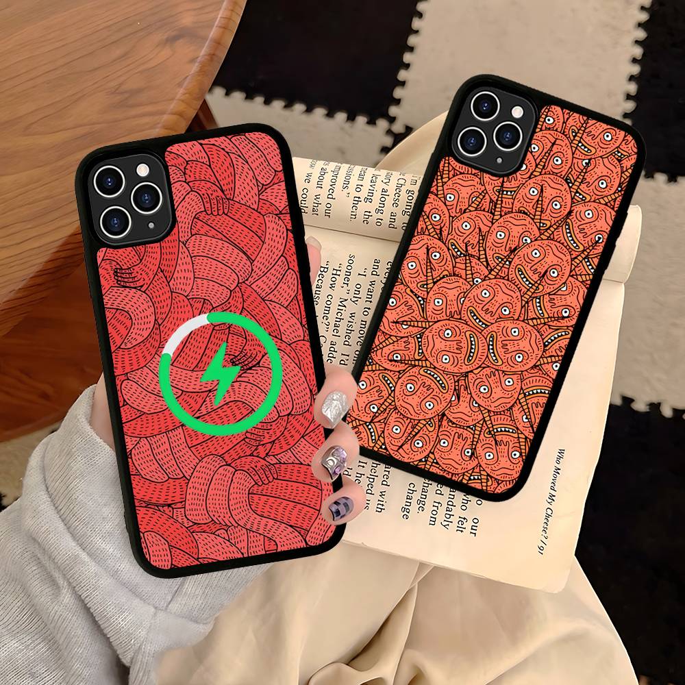 Polly Nor Print Magnetic Phone Case For IPhone 17 Pro Max 16 15 14 Plus 13 12 11 Pro Max For Magsafe Cover