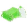 100/50pcs 11x16cm Organza Bags Jewelry Packaging Wedding Party Gift Bags Drawstring Candy Pouches Christmas Small Bag Storage
