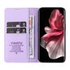 For Vivo V40 Lite 5G/vivo V30e 5G Phone Cases YIKATU Magnetic Closure PU Leather Mobile Cover -  Light Purple