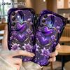 Phone Case: 2D Flat Samsung Galaxy A34 A35 M05 M06 S20 S22 S21 FE Plus 5G Protective Case, Purple Flower Starry Sky, Christmas and Halloween Gift