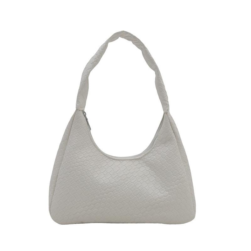 Woven Versatile Diamond Pattern Womens Shoulder Bag Chic And Spacious Ideal For Everyday Use