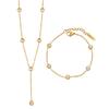 Elegant Zircon Necklace and Bracelet Set for Women – Versatile, Fashionable, and Exquisite