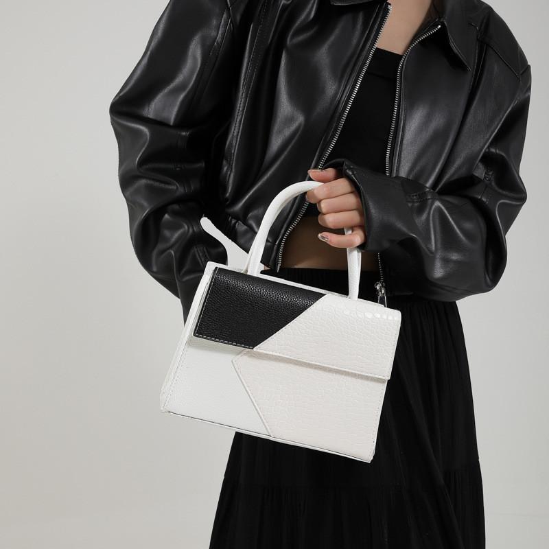 Stylish Versatile Pu Leather Women's Small Square Handbag For Everyday Outfits